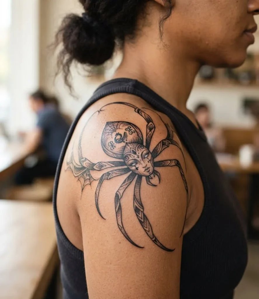 Anansi-Inspired Spider