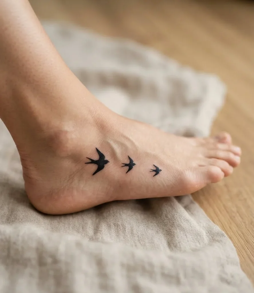 Bird Trail in Flight