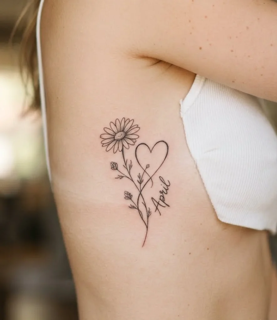 Heart, Name & Birth Flower