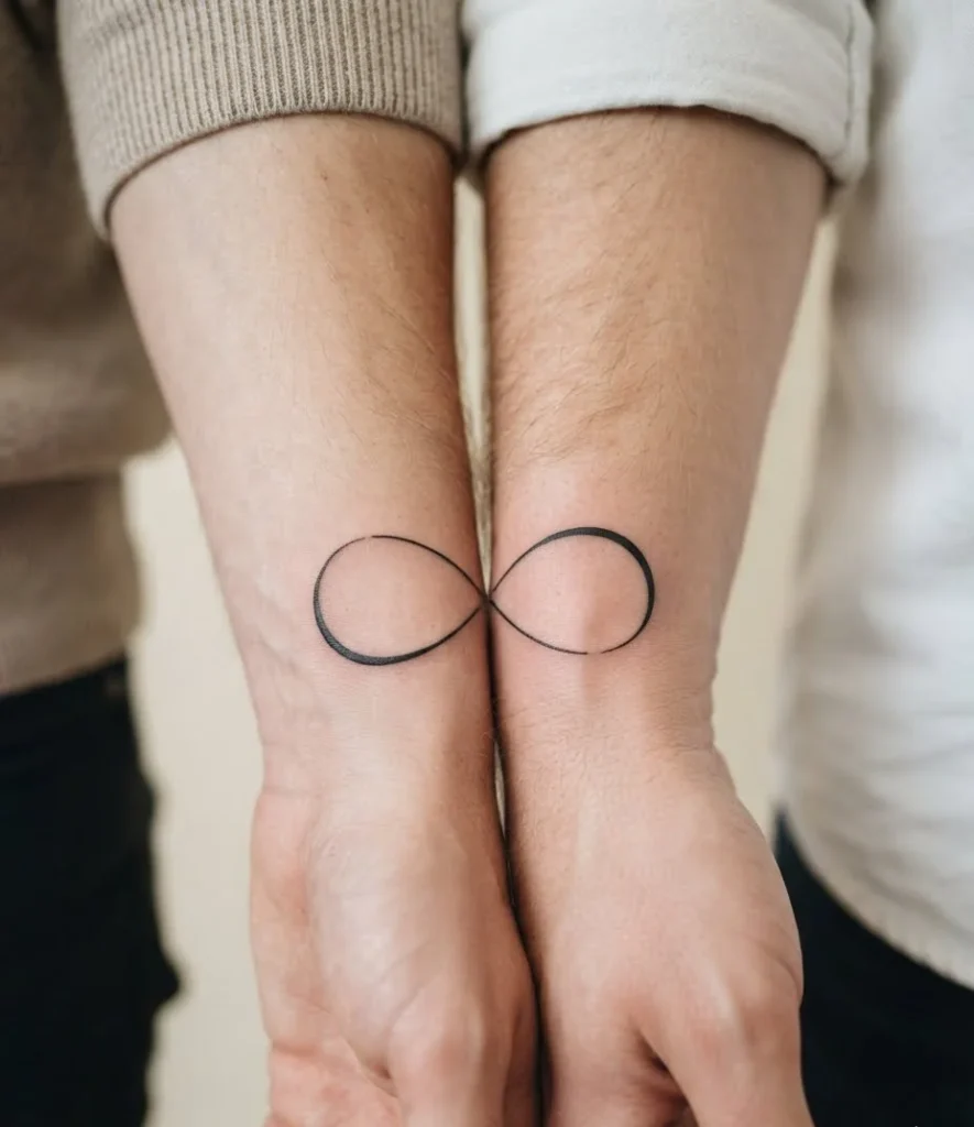 Interlocking Infinity Halves