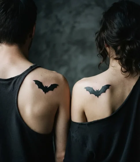 Matching Bat Silhouettes