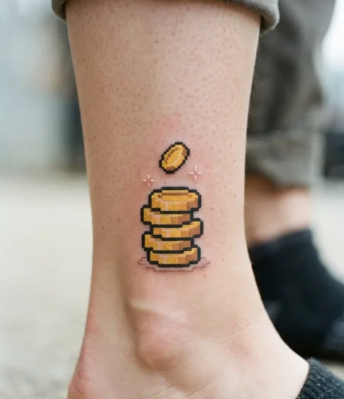 Pixel Coin Stack