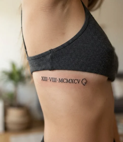 Roman Numerals Marking Your Leo Birth Date