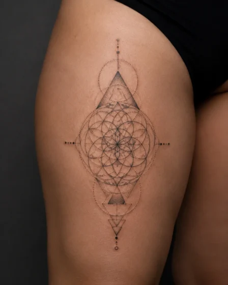 Sacred Geometry Dotwork