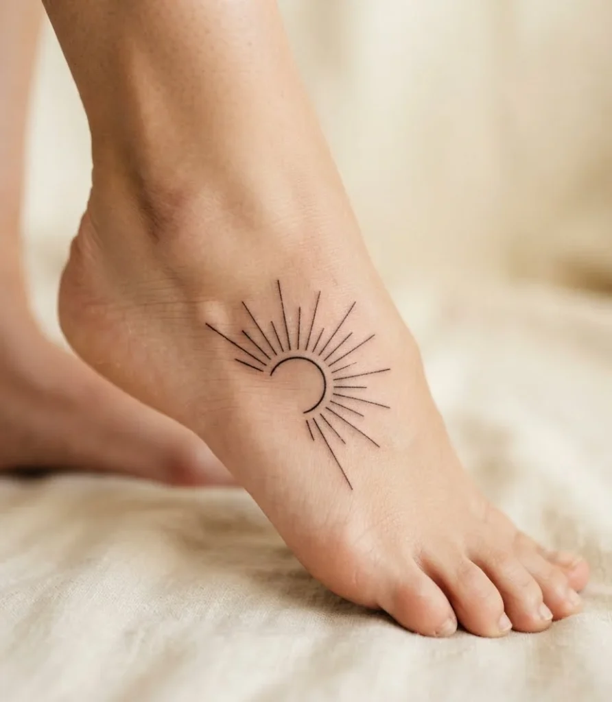 Sun Ray Burst Line