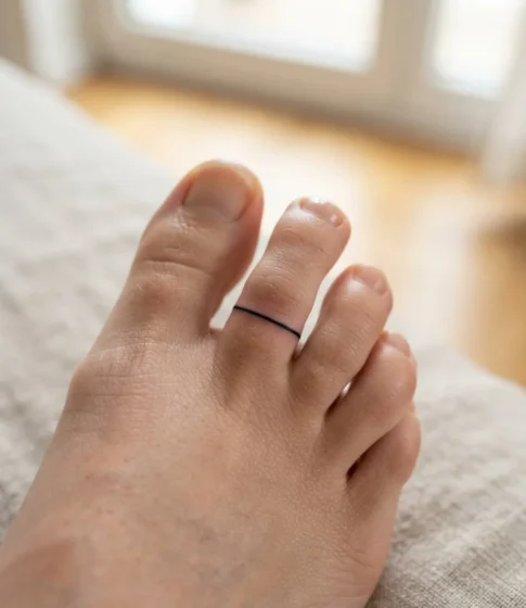 Toe Ring Wraparound Line