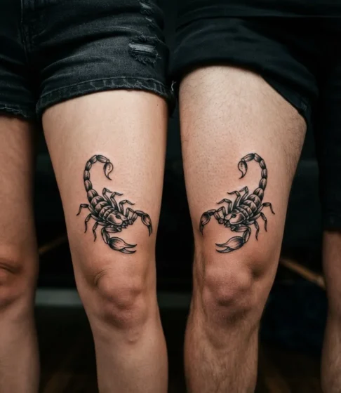 Twin Scorpion Tattoos
