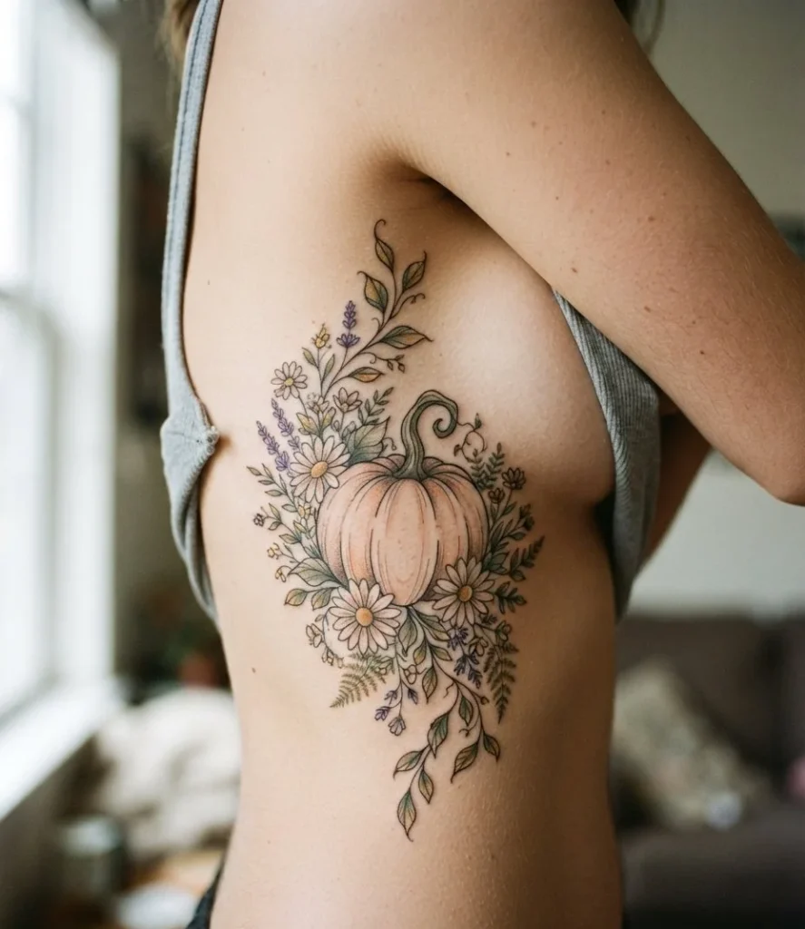 Floral Pumpkin