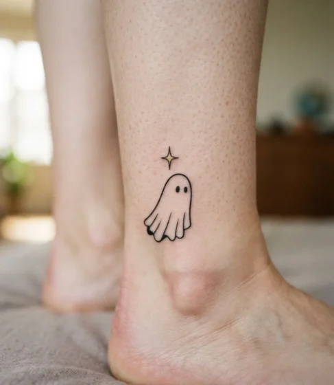 Ghost with Tiny Star