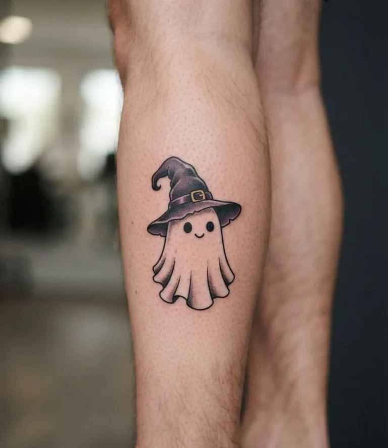 Ghost with Witch Hat