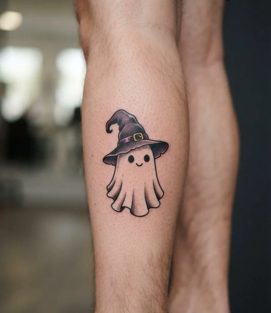 Ghost with Witch Hat
