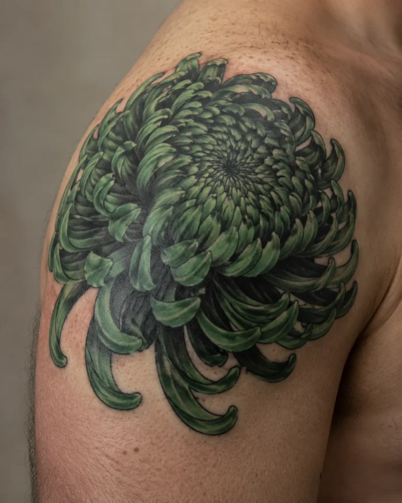 Japanese Green Chrysanthemum