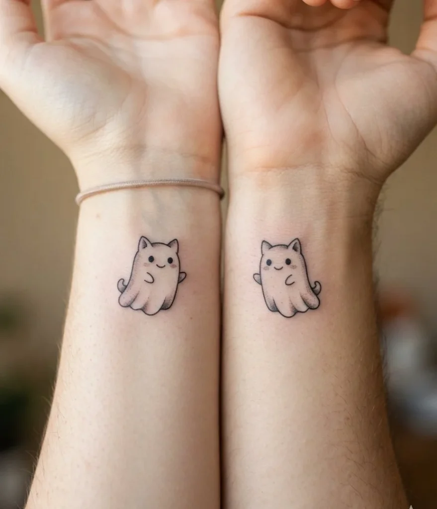 Matching Ghost Cat Duo