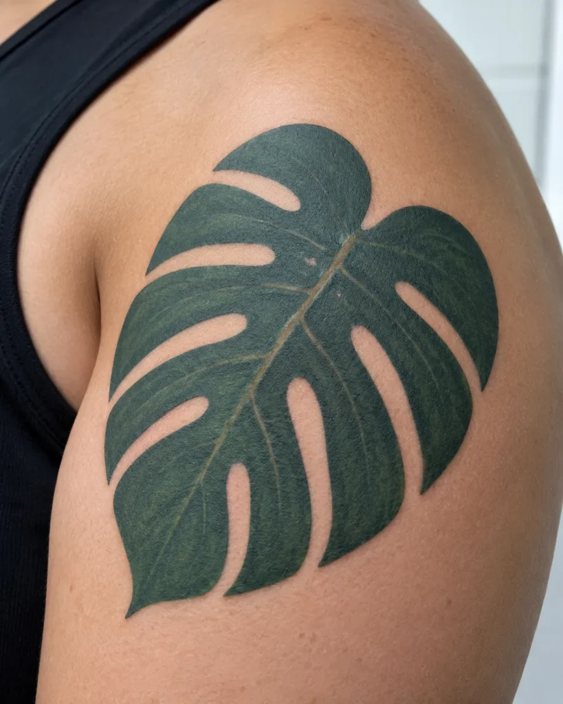 Monstera Deliciosa Leaf