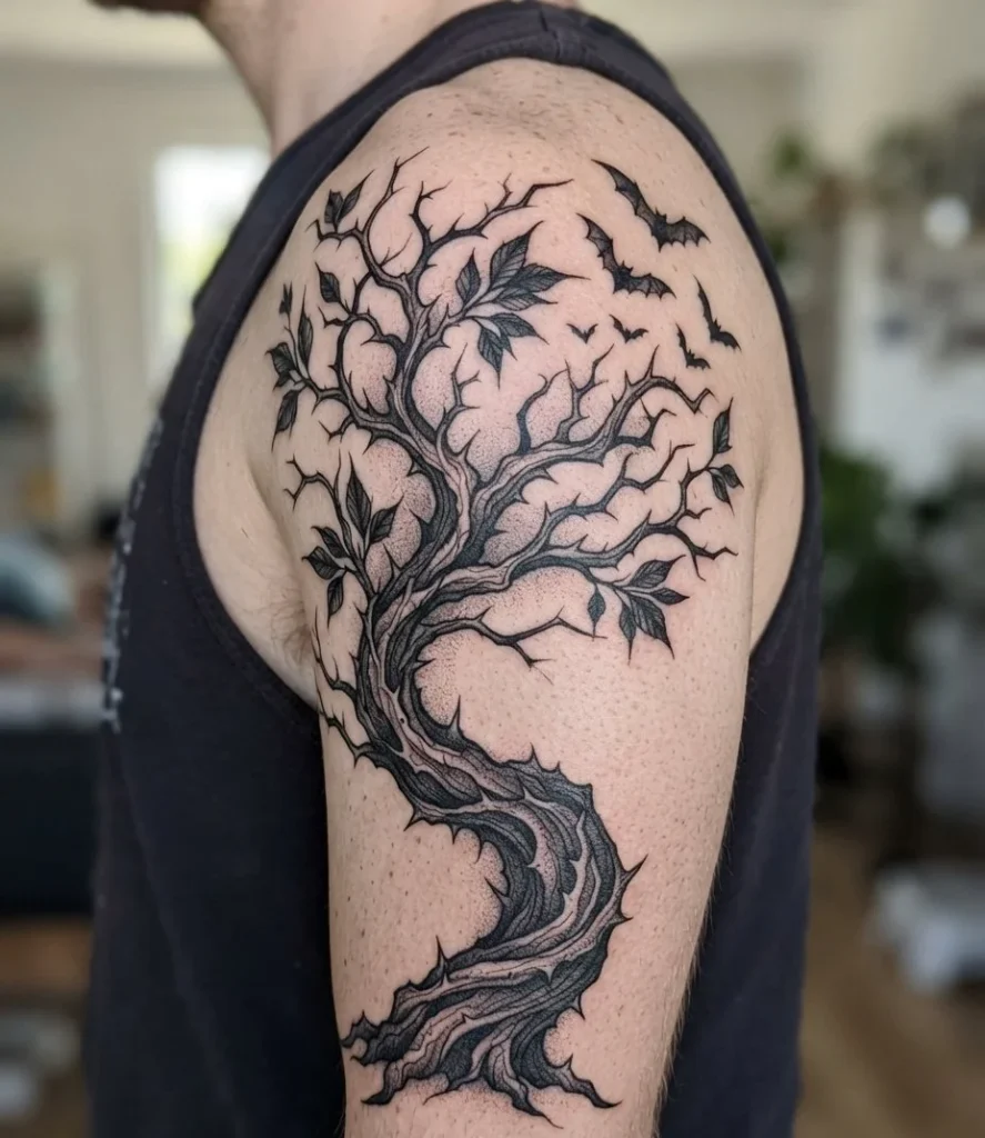 Poison Tree with Bats