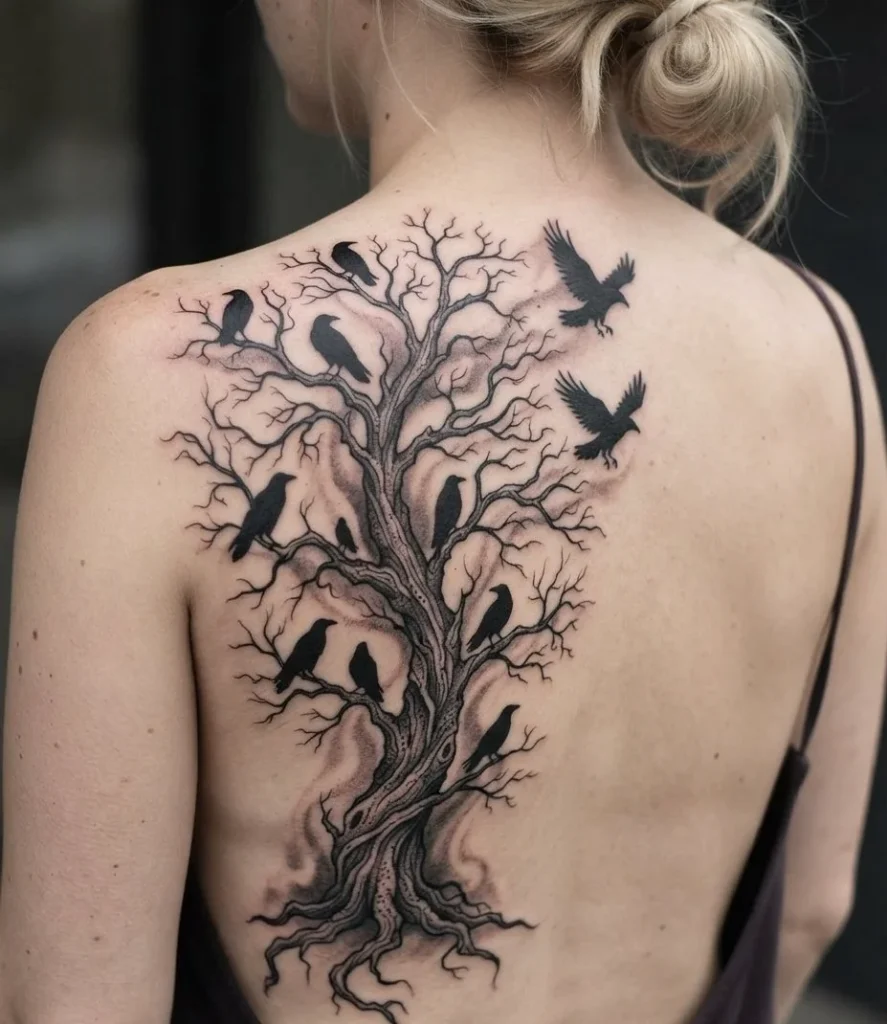 Tree with Crows