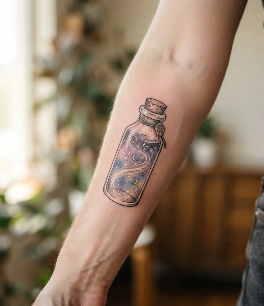 Bottled Starlight Tattoo