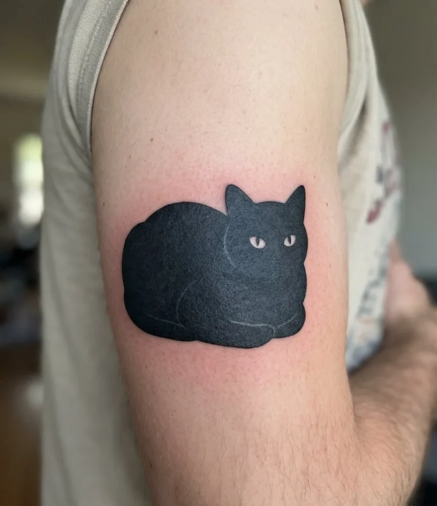 Cat Loaf with Void Eyes