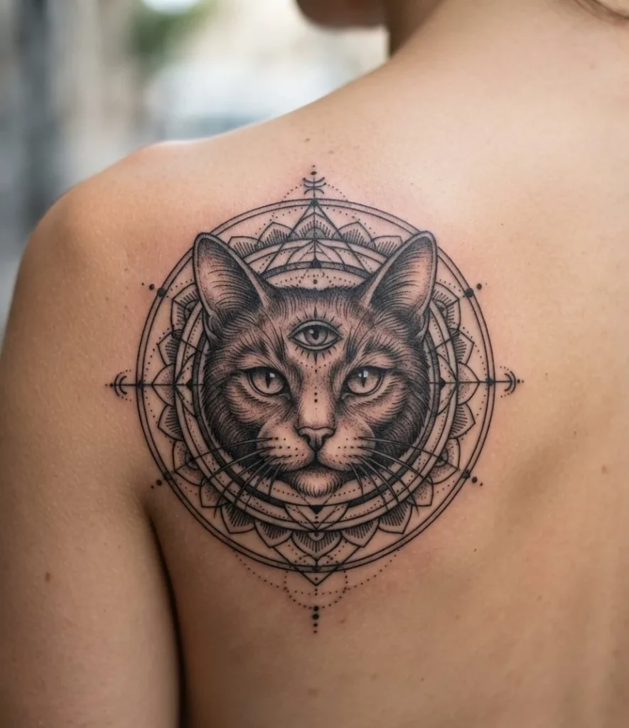 Third-Eye Cosmic Feline